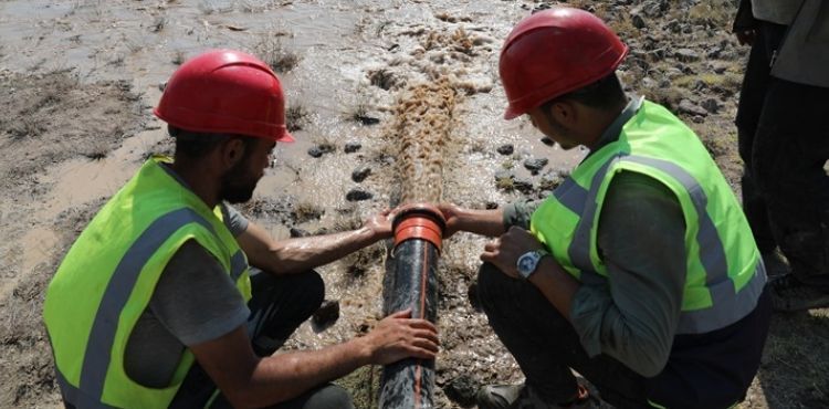 KASKİ, DEVELİ SOYSALLI MAHALLESİ’NDE SONDAJ KUYUSU AÇTI