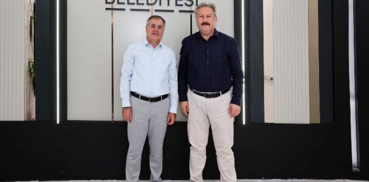 BAŞKAN ÖZDOĞAN'A, BAŞKAN PALANCIOĞLU’NDAN 'HAYIRLI OLSUN' ZİYARETİ