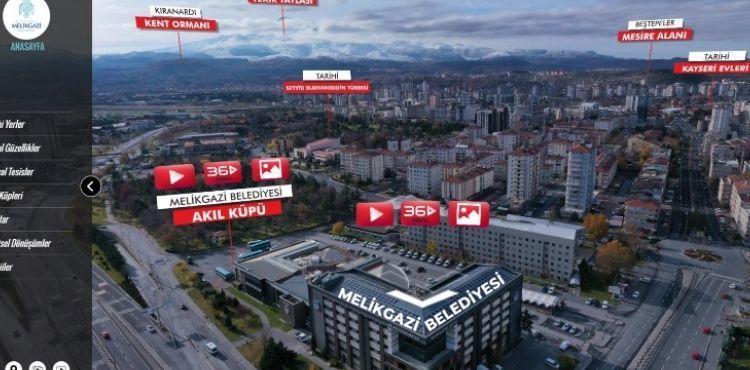 “MELİKGAZİ 360” İLE MELİKGAZİ’Yİ KEŞFETMEK ÇOK KOLAY