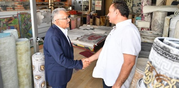 BAŞKAN BÜYÜKKILIÇ, TACETTİNVELİ MAHALLESİ’NDEKİ ESNAF İLE BULUŞTU