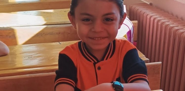 Melih Eymen tedavi sonrası okula başladı