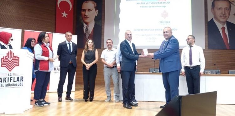 Kayseri Vakıflar Bölge Müdürlüğü Vakıf Eğitim Programı düzenledi.