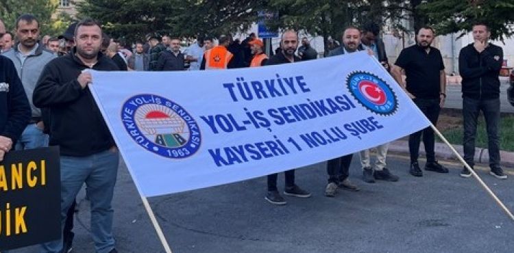 Yol-İş Sendikası üyeleri toplandı: “Ekonomik krizin bedelini işçiler olarak biz ödemeyeceğiz”