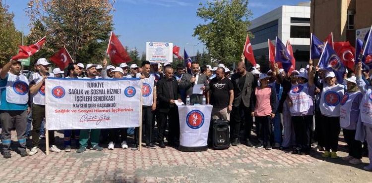 Türkiye Sağlık ve Sosyal Hizmet İşçileri Sendikası’ndan basın açıklaması