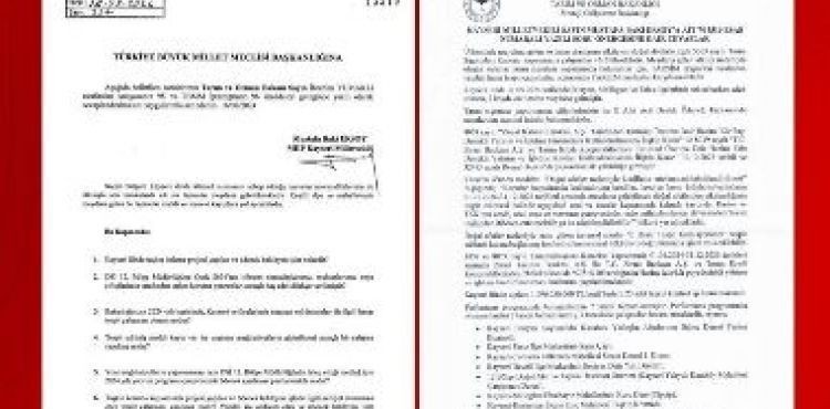 Dere taşkını kontrolü soru önergesini bakanlık yanıtladı