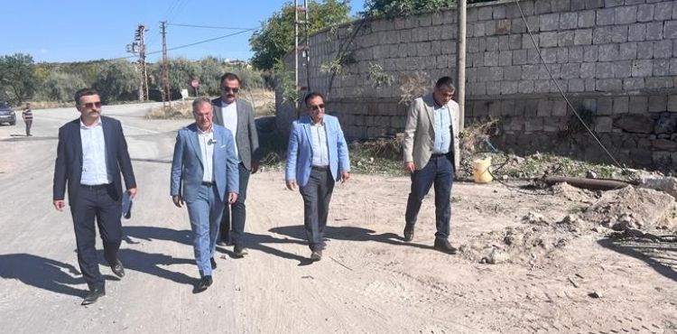 BAŞKAN ÖZDOĞAN SAHADAKİ ÇALIŞMALARI YERİNDE İNCELEDİ