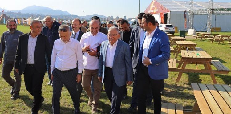 BAŞKAN BÜYÜKKILIÇ, GASTRONOMİ GÜNLERİ HAZIRLIKLARINI YERİNDE İNCELEDİ