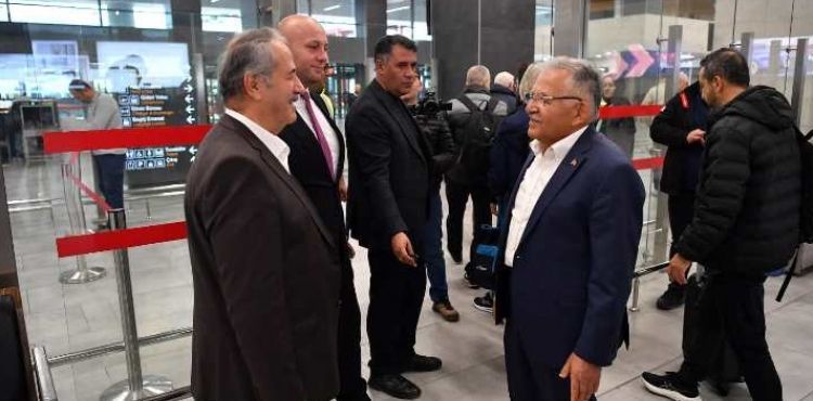 BAŞKAN BÜYÜKKILIÇ’TAN KAYSERİ HAVALİMANI YENİ TERMİNAL BİNASI’NA ZİYARET