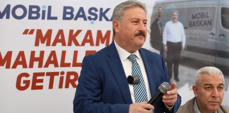 MOBİL BAŞKAN TINAZTEPE’DE İLGİYLE KARŞILANDI