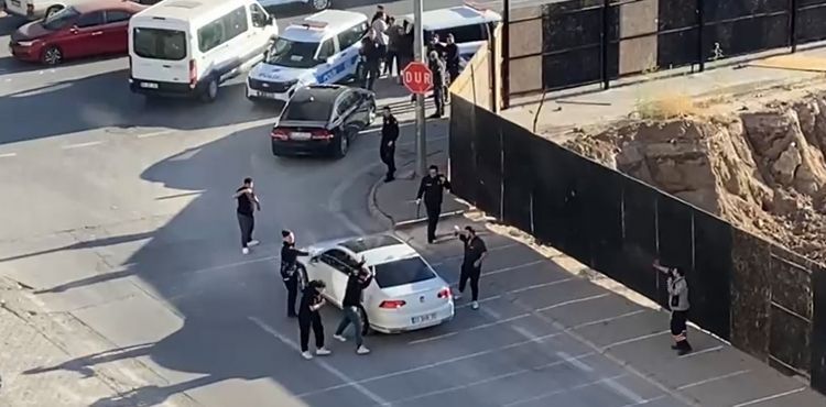 Talas'ta kavga polis müdehalesiyle sonlandırıldı