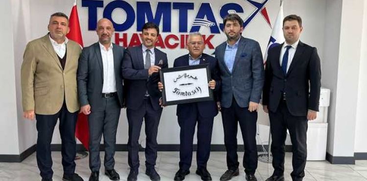 BAŞKAN BÜYÜKKILIÇ’TAN TOMTAŞ HAVACILIK TESİSİ’NE ZİYARET