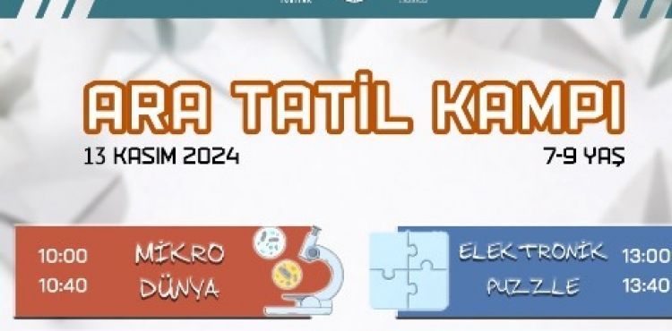 BÜYÜKŞEHİR BİLİM MERKEZİ’NDEN “ARA TATİL” ETKİNLİKLERİ