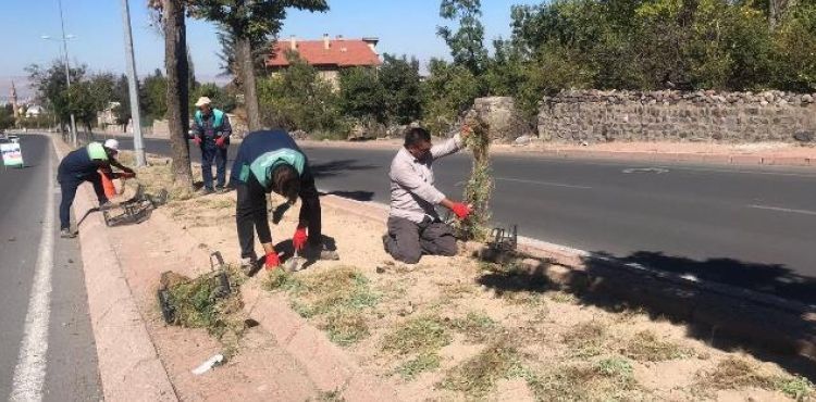 BÜYÜKŞEHİR’DEN 130 BİN BİTKİ İLE PEYZAJ ÇALIŞMASI