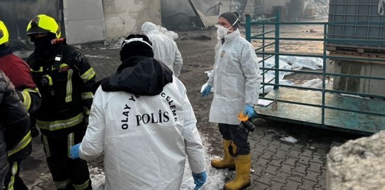 Kayseri'de 3 işçinin öldüğü fabrika yangınına ilişkin soruşturmada 5 gözaltı