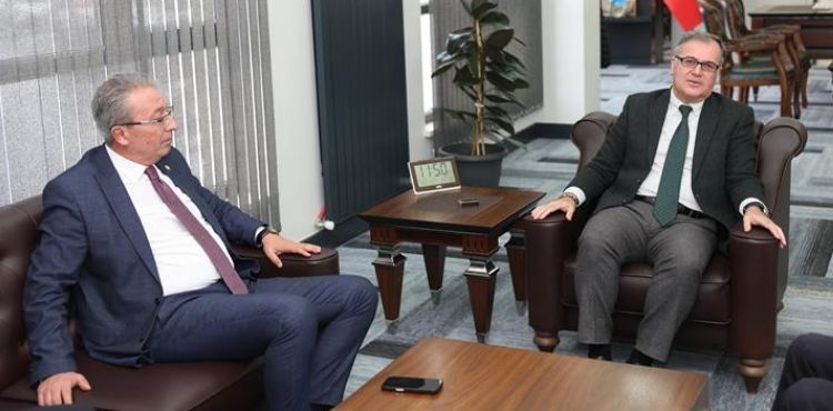 BAŞKAN ÖZDOĞAN'A KAYSERİ BAROSU'NDAN ZİYARET