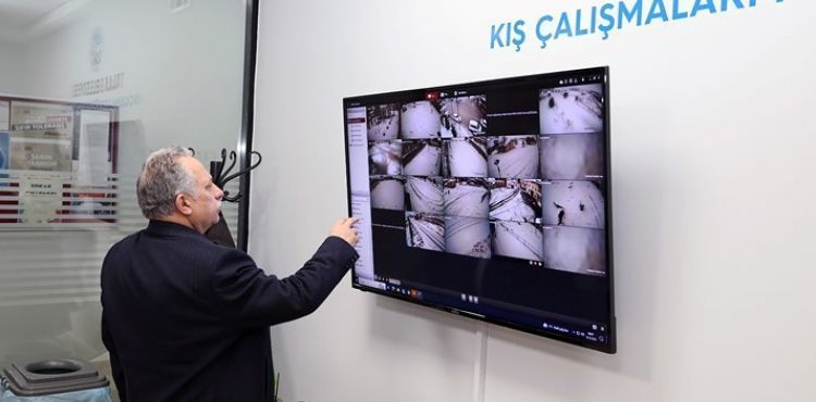 TALAS'TA KAR YAĞIŞI 7/24 TAKİPTE