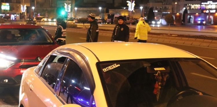 Kayseri'de 'Yılbaşı' denetimi gerçekleştirildi