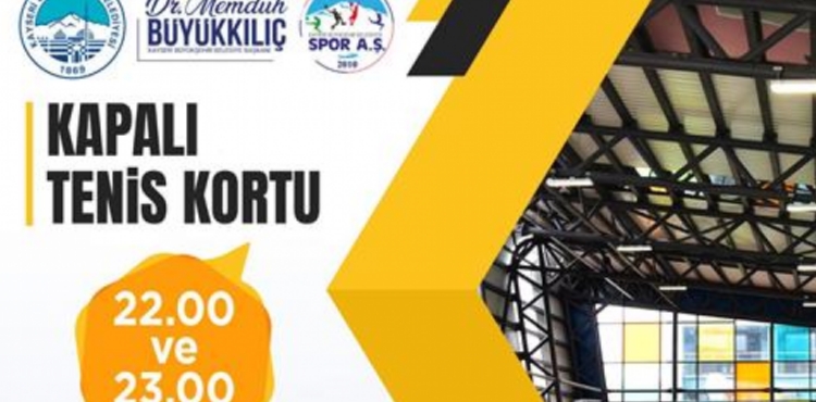 SPOR A.Ş.’NİN SPOR HİZMETLERİ SABAH BAŞLAYIP, GECE SAATLERİNE KADAR UZADI
