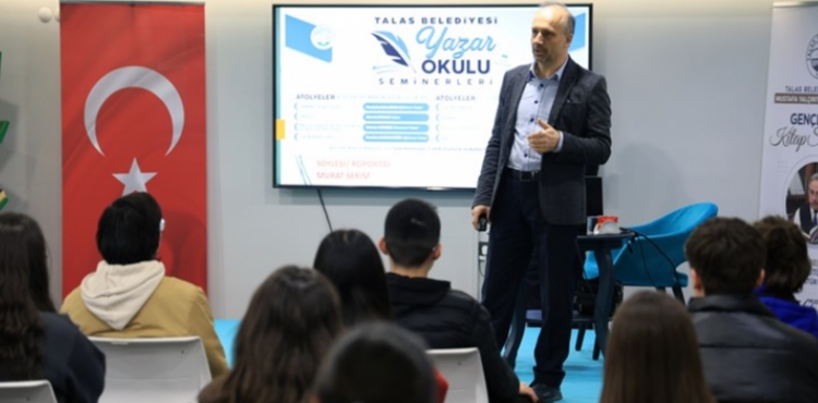 TALAS'IN YAZAR OKULUNDA BU HAFTA KONU 'SÖYLEŞİ' OLDU