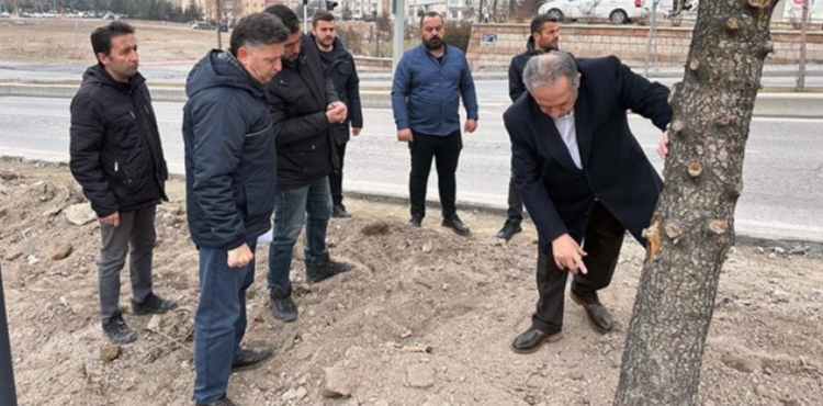 TALAS MİLLET BAHÇESİ KIŞ SOĞUK DEMEDEN İLERLİYOR