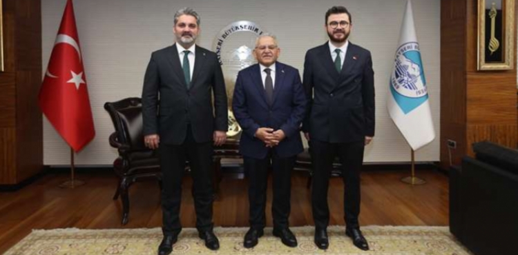 BAŞKAN BÜYÜKKILIÇ, OKANDAN VE ÜZÜM’Ü AĞIRLADI