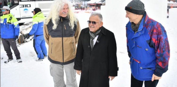 ERCİYES’TE KAR, ULUSLARARASI SANATA DÖNÜŞECEK