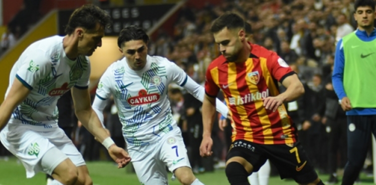 Kayserispor-Rizespor: 1-0