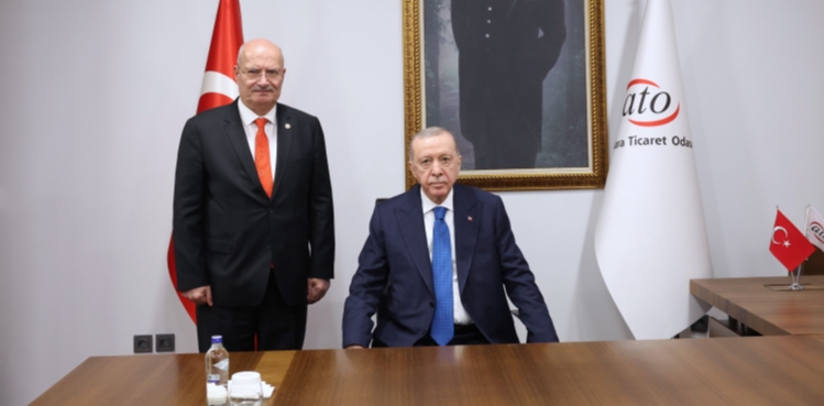 Cumhurbaşkanı Erdoğan, ATO’yu ziyaret etti