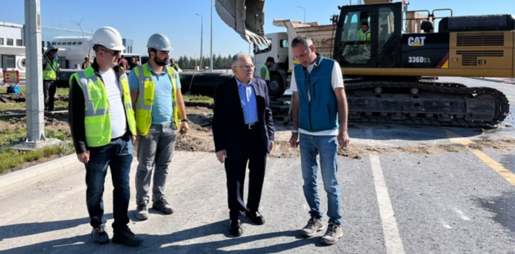 BAŞKAN BÜYÜKKILIÇ, SABAH MESAİSİNE 350 MİLYON TL’LİK PROJEYİ İNCELEYEREK BAŞLADI