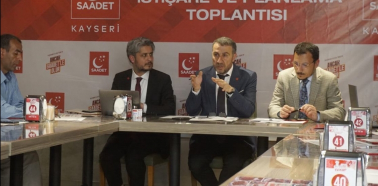 KAYSERİ İL BAŞKANI ERDAL ALTUN: “HER MAHALLEYE MİLLİ GÖRÜŞ’ÜN ADALETİNİ TAŞIYACAĞIZ”