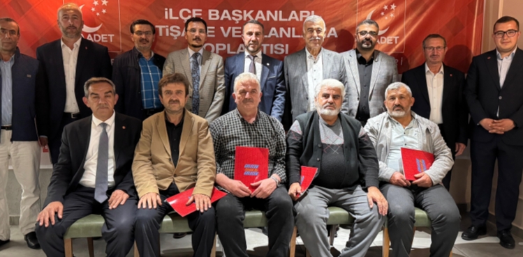 Saadet Partisi Kayseri İlçe Başkanları Toplantısı Gerçekleştirildi