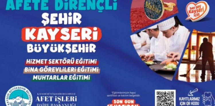 BÜYÜKŞEHİR’DEN AFETLERE KARŞI TOPLUM MÜDAHALE EĞİTİMLERİNDE KAYITLAR UZATILDI
