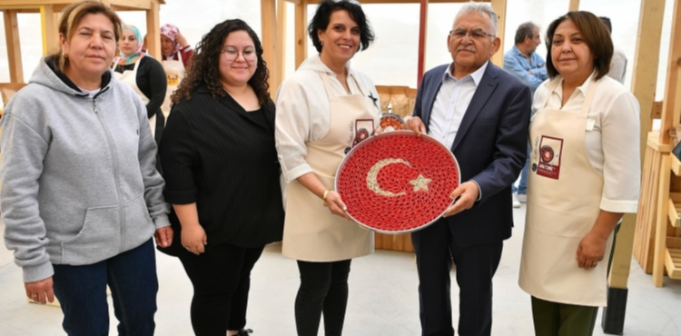 BAŞKAN BÜYÜKKILIÇ, ANADOLUDAKİLER KAYSERİ PAZARI’NIN AÇILIŞ TÖRENİNE KATILDI