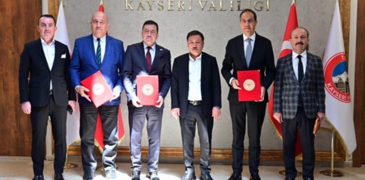 Kayseri OSB Sağlık Merkezi Valilik’te İmzalanan Protokolle Sağlık Müdürlüğüne Tahsis Edildi