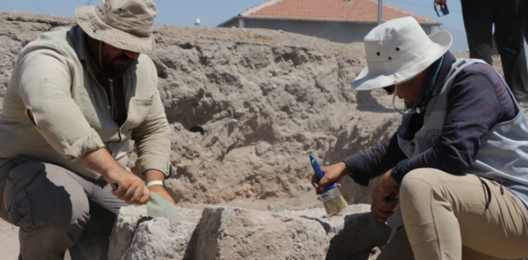 İç Anadolu'nun en büyük mozaik kazı çalışmasında, yeni mozaiklere rastlandı