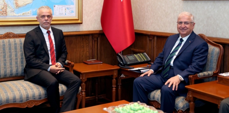 Bakan Güler, KKTC'nin Ankara Büyükelçisi Korukoğlu'nu kabul etti