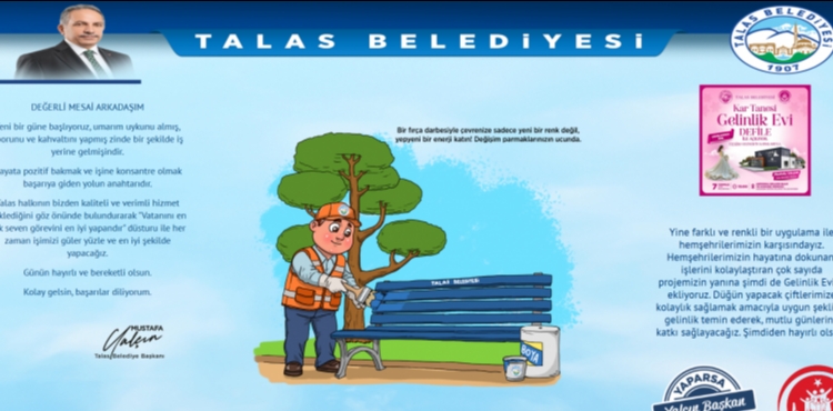 BAŞKAN YALÇIN’DAN PERSONELE MORALLİ BAŞLANGIÇ MESAJI