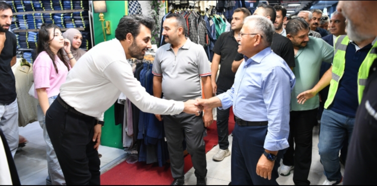 BAŞKAN BÜYÜKKILIÇ, YER ALTI ÇARŞISI’NDA VATANDAŞ VE ESNAFLA BULUŞTU
