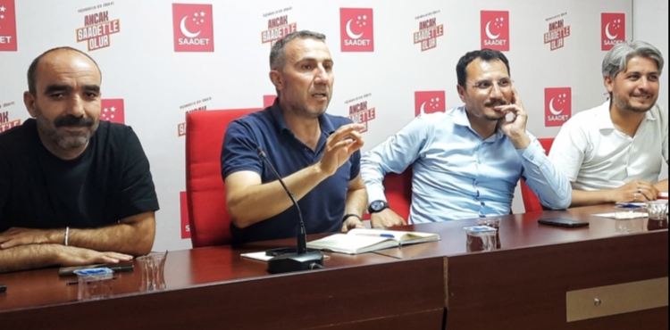 Saadet Partisi Kayseri teşkilatı iki önemli gündemle toplandı