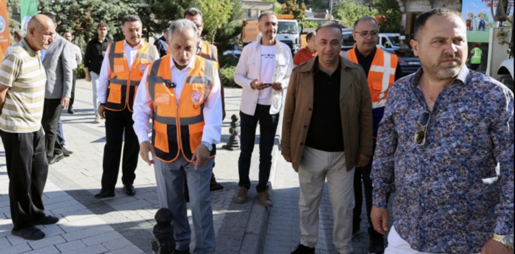 TALAS’TA 'BELEDİYE MAHALLEMİZDE' TARİHİ SOKAKLARDA