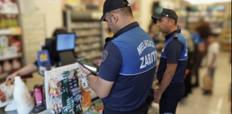 MELKGAZ BELEDYES ZABITA EKPLER MARKET VE FIRINLARDA DENETM YAPTI