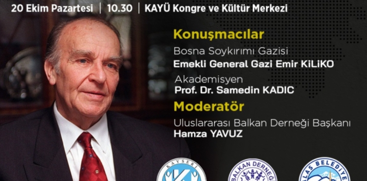 TALAS BELEDİYESİ’NDEN “BİLGE KRAL” ALİYA İZZETBEGOVİÇ’E ANLAMLI ANMA
