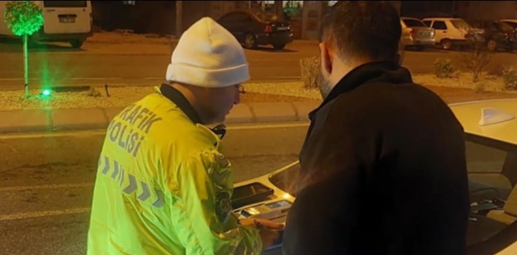 Trafik denetimlerinde 1 haftada 1164 sürücüye ceza