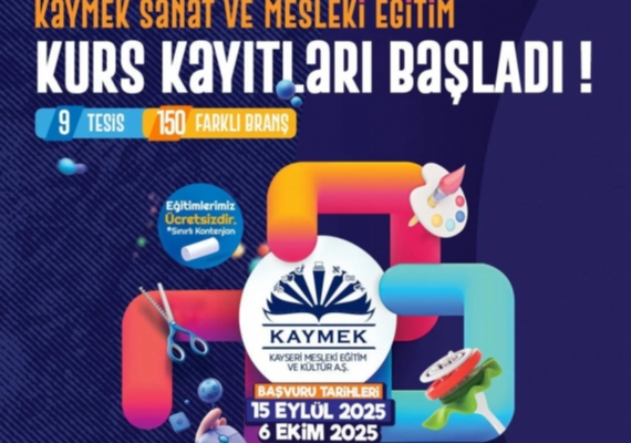 KAYMEK SANAT VE MESLEK ETM KURSLARINA KAYITLAR BALADI