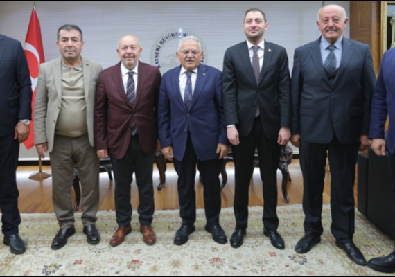 BAKAN BYKKILIǒA MHP KAYSER HEYETNDEN ZYARET