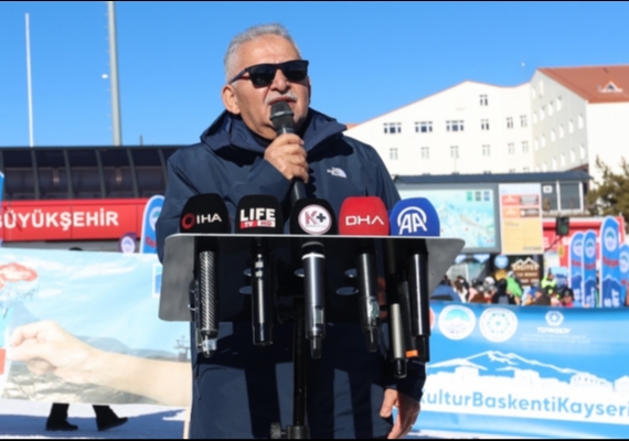 Erciyes�te 2 bin 500 ara�l�k yeni otopark projesi i�in �al��malar ba�lad�