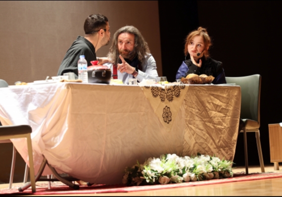 TALAS�TA RAMAZAN SAHNES�NDE MEDDAH GELENE��