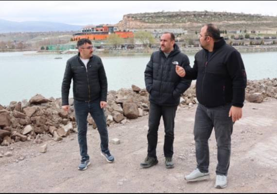 �ncesu Marina�da �evre d�zenleme �al��malar� h�z kazand�