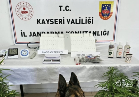 Kayseri�de 1 ki�iye uyu�turucu g�zalt�s�