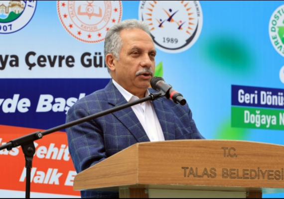 TALAS�TA �EVRE B�L�NC� SANATLA BULU�UYOR
